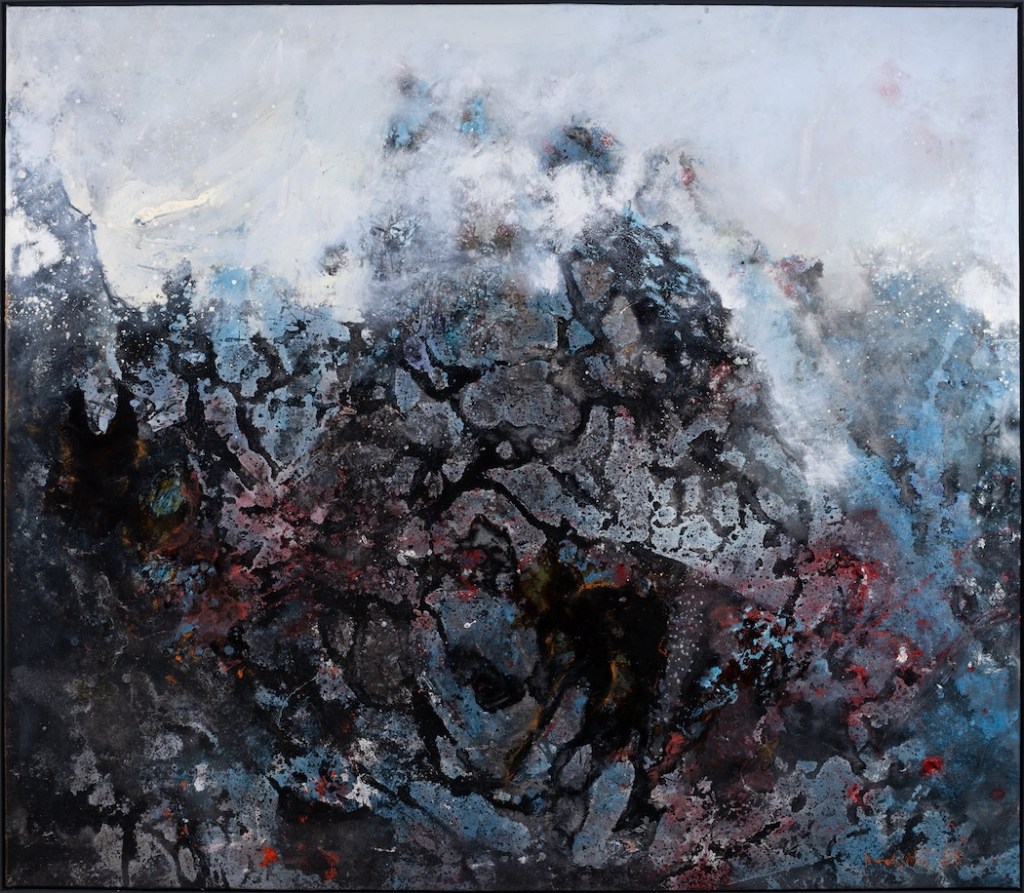 mixed media on canvas 200x220